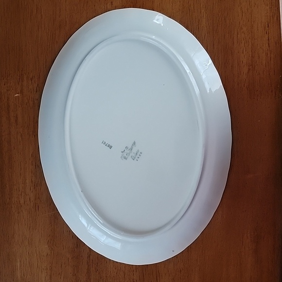 Vintage WS George Pink Caladium China 11.5 inch Platter - Picture 2 of 3